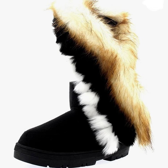 Holly Womens Tall Tassel Winter Cold Weather Water Resistant Boots - Picture 2 of 10